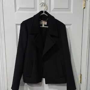 Michael Kors Classic Black Pea Coat